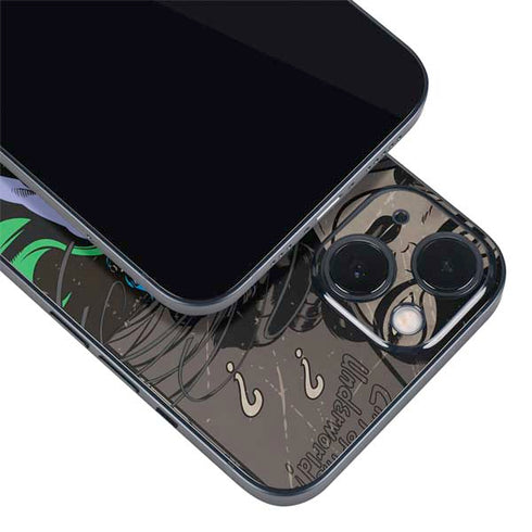 DC Comics Catwoman Vintage Action Pose Pattern iPhone 14 Plus Skin